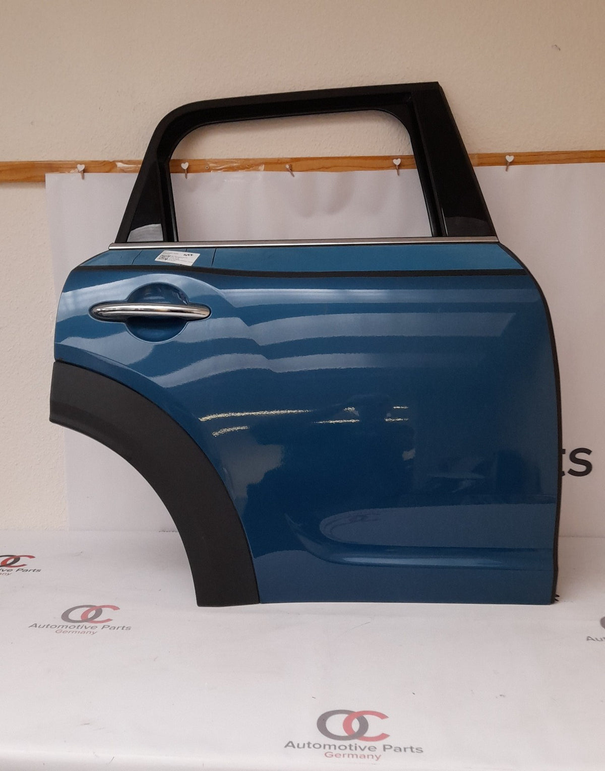 Original Tür MINI Countryman F60 7438598 hinten rechts, island-blue metallic