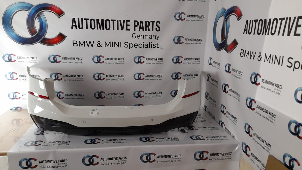 Original BMW 6er Gran Turismo G32 M Paket Stoßstange hinten 51128078566 weiß
