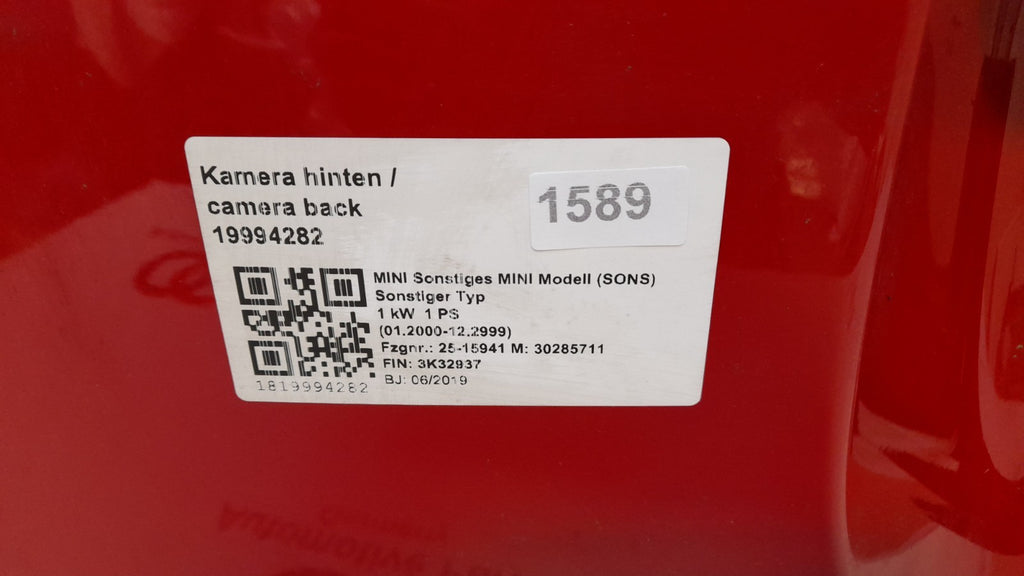Original MINI Countryman Cooper S F60 LCI Heckklappe mit Kamera 41007389404