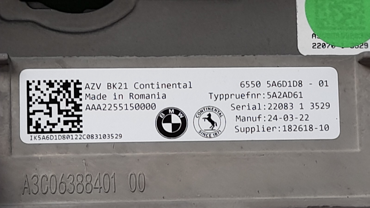 Original BMW X5 G05 X6 G06 X7 G07 XM G09 Curved Display Bordmonitor 5A6D1D8