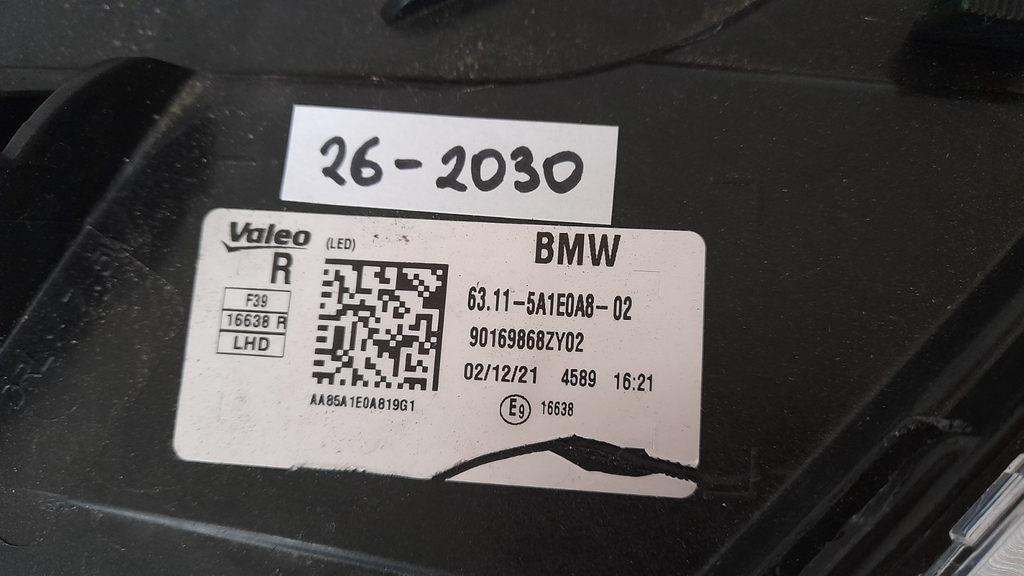 Original BMW X2 F39 5A1E0A8 LED Frontscheinwerfer rechts Headlight right