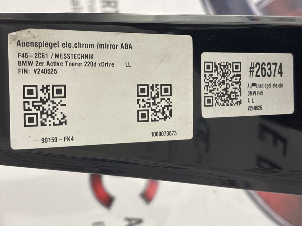 Original BMW 2er Active Tourer F45 Außenspiegel links abblendbar Saphirschwarz