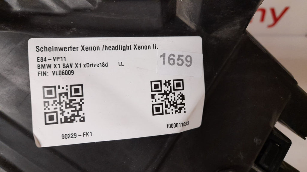 Original BMW X1 E84 Scheinwerfer AHL-Xenon links 63112993497 mit Steuergerät