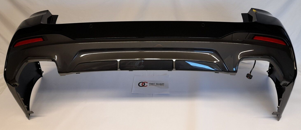 Original BMW 5er G31 LCI M Paket Stoßstange hinten 6x PDC Saphirschwarz 8098694
