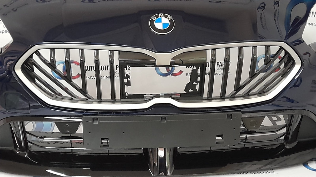 Original BMW 1er F70 Stoßstange vorne 5A35D29 blau PDC 6 front bumper