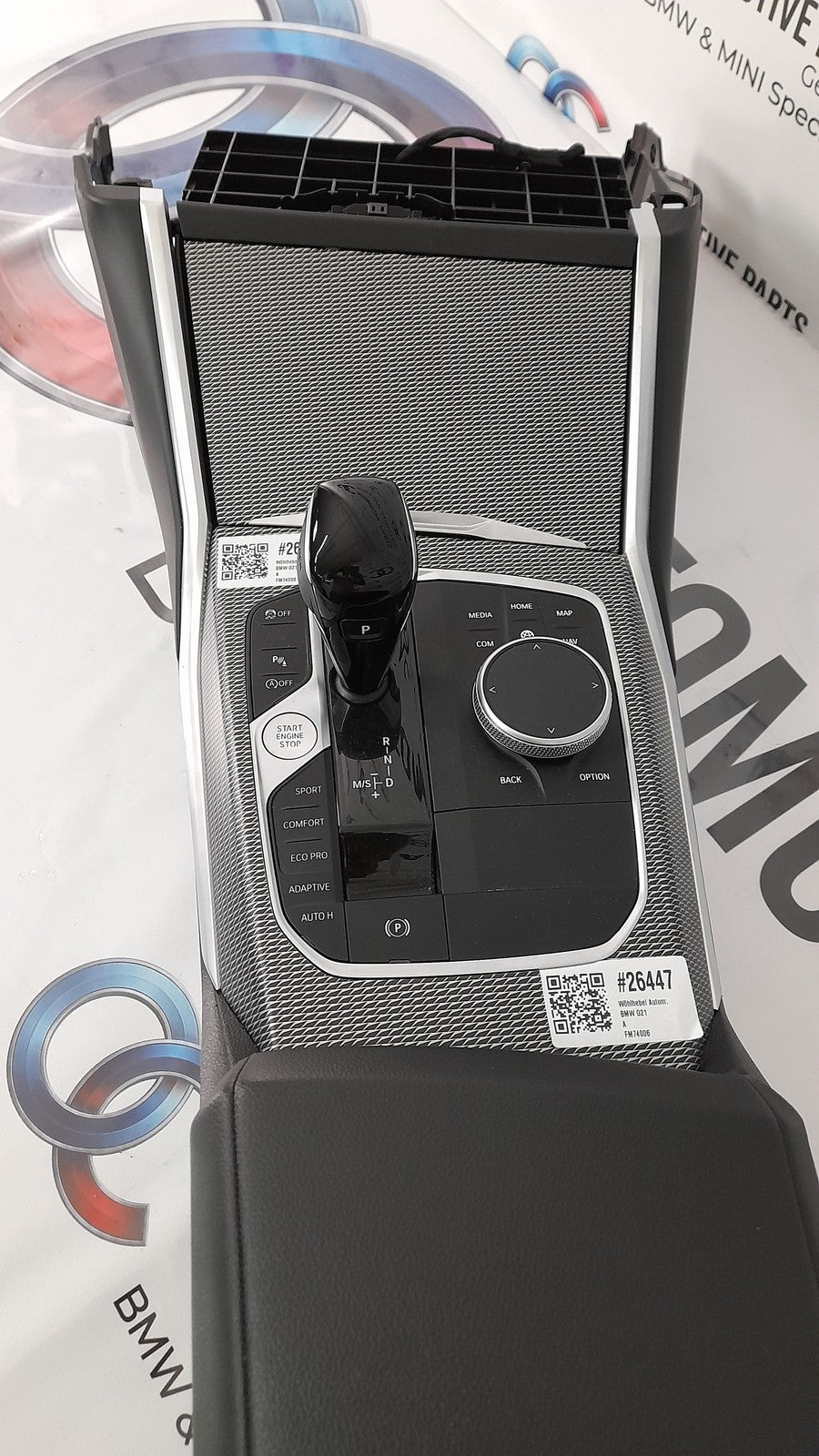Original BMW 3er G20 G21 Mittelkonsole Wählhebel iDrive Controller 51166996833