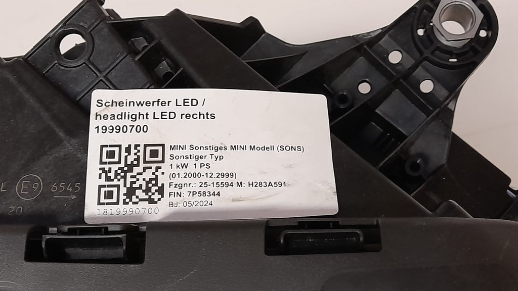Original MINI Countryman U25 Frontscheinwerfer LED rechts 5A96844 Headlight