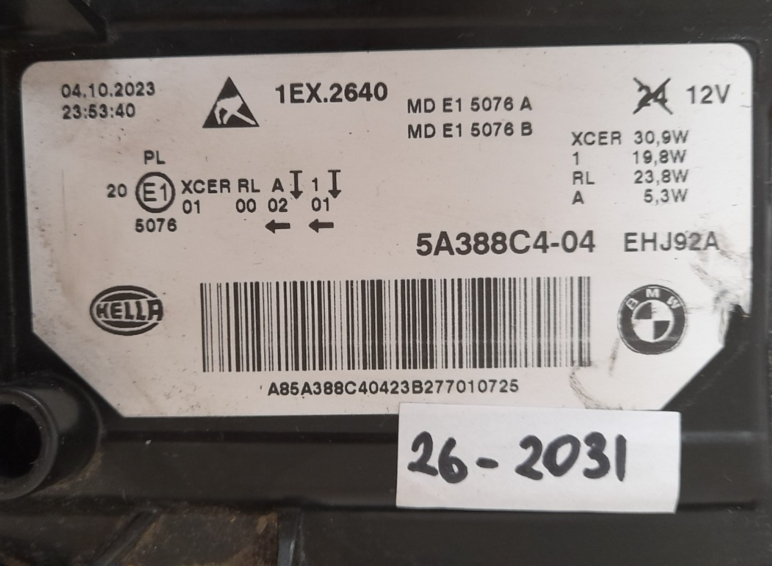 Original BMW 5er G30 LCI Scheinwerfer LED rechts 5A388C4 headlight LED right