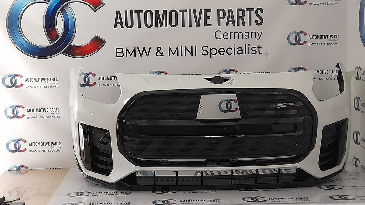 Original MINI Countryman U25 JCW Stoßstange vorne Nanuq White 51115A88BB8