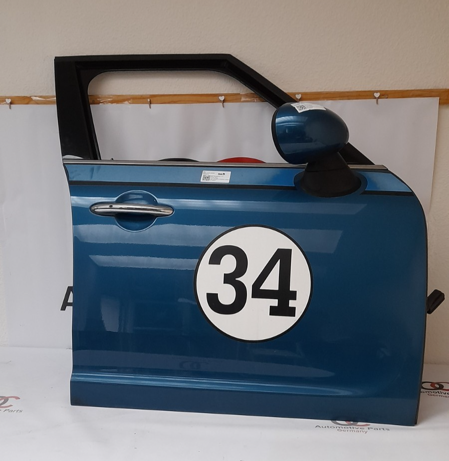 Original Tür MINI Countryman F60 7438596 vorne rechts, island-blue metallic