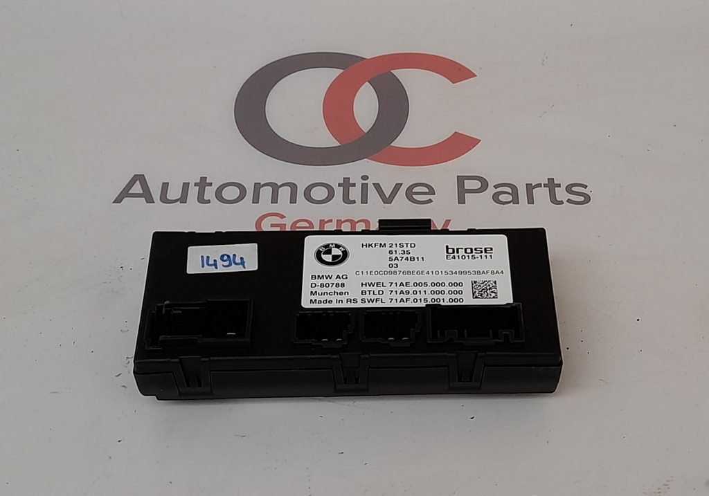 Original F70 U06 G60 G70 U11 U10 G45 G09 U25 Heckklappenmodul 61355A74B11