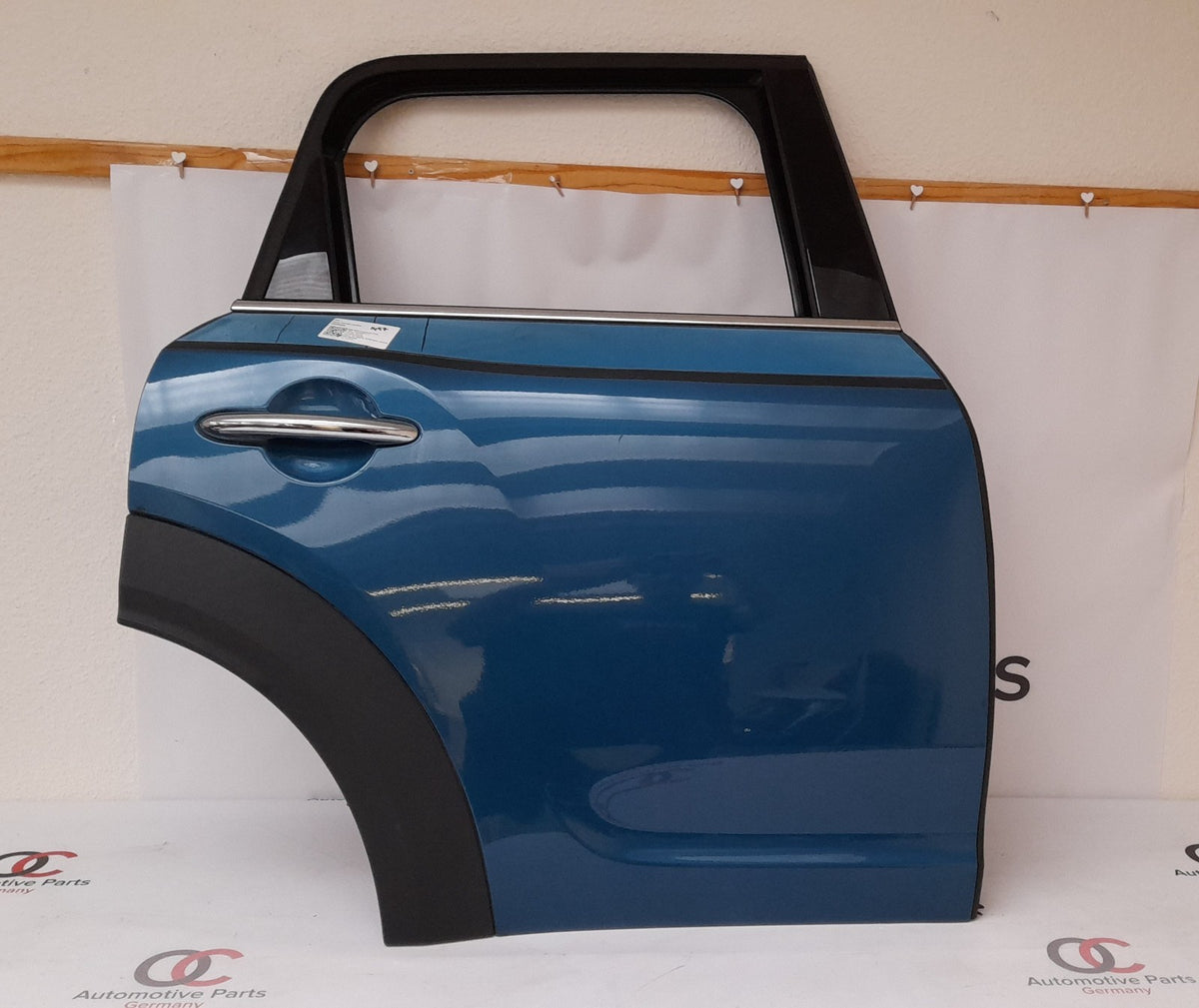 Original Tür MINI Countryman F60 7438598 hinten rechts, island-blue metallic