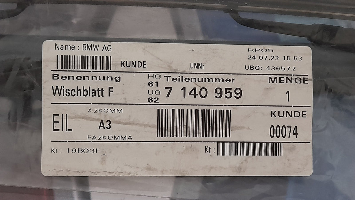 Original BMW 3 Series E36 Wischblatt / Wiper blade 7140959
