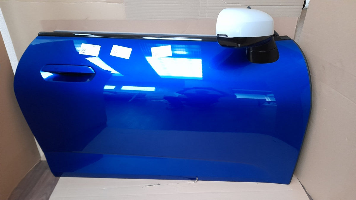 Original MINI Cooper J01 Vordertür rechts 41009650274 Blazing Blue mit Kamera