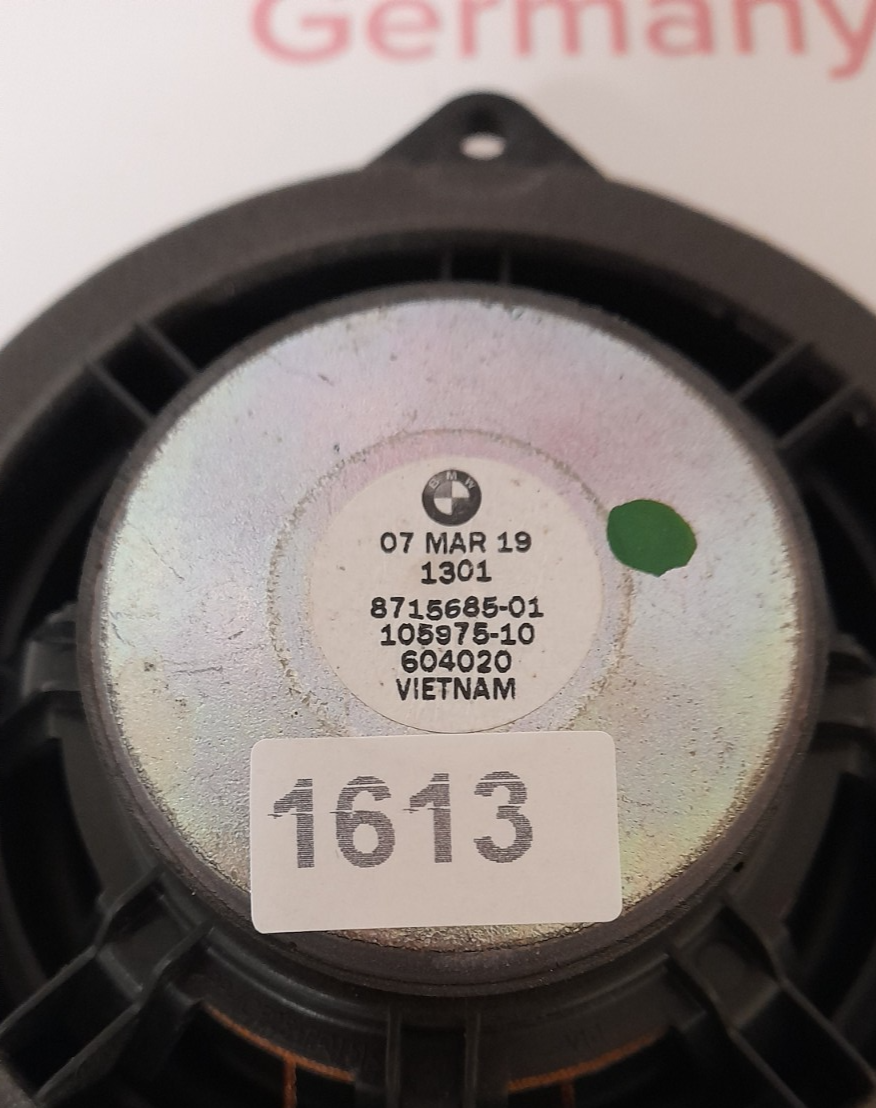 Original BMW F40 F44 F45 F46 F48 F55 F56 i3 Mitteltonlautsprecher Stereo 8715685