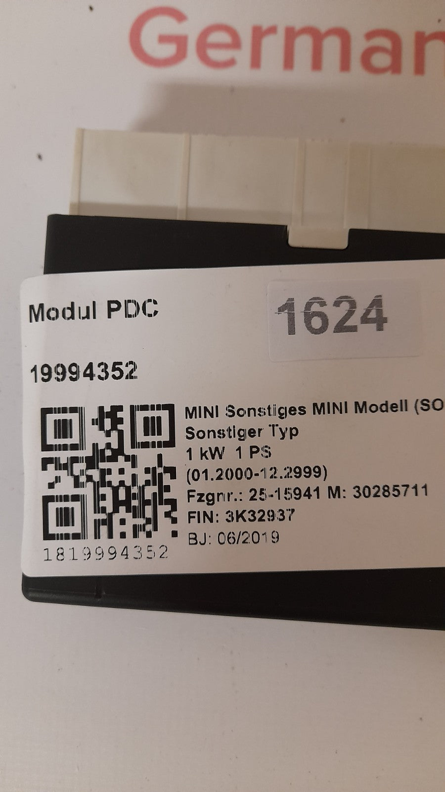 Original MINI F60 Countryman Cooper S Steuergerät Parkassistent 9483099
