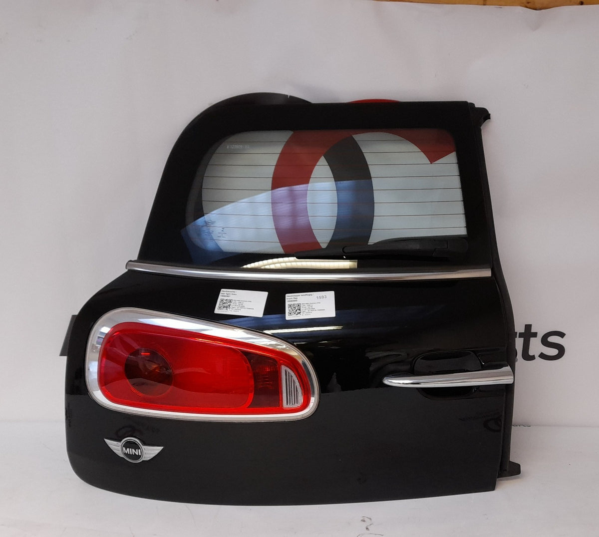 Original MINI Clubman F54 Heckklappe links 41007411613 midnight-black metallic