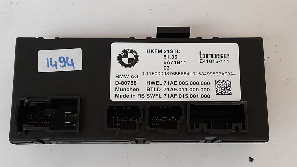 Original F70 U06 G60 G70 U11 U10 G45 G09 U25 Heckklappenmodul 61355A74B11