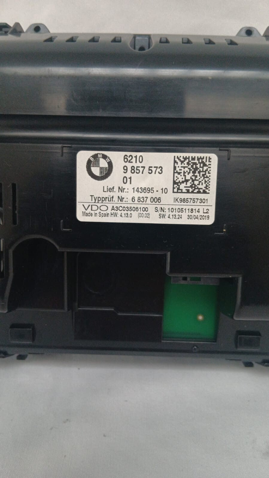 Original BMW X2 F39 KOMBIINSTRUMENT TACHOMETER 9857573 62109857573