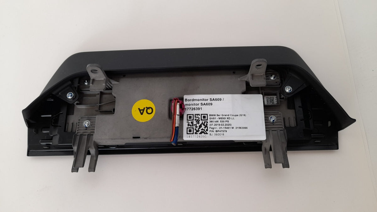 Original BMW G14 G15 G16 8er Bordmonitor CID Display SA609 8798746
