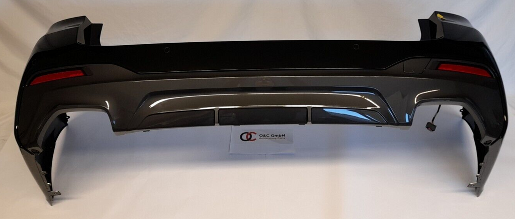 Original BMW 5er G31 LCI M Paket Stoßstange hinten 6x PDC Saphirschwarz 8098694