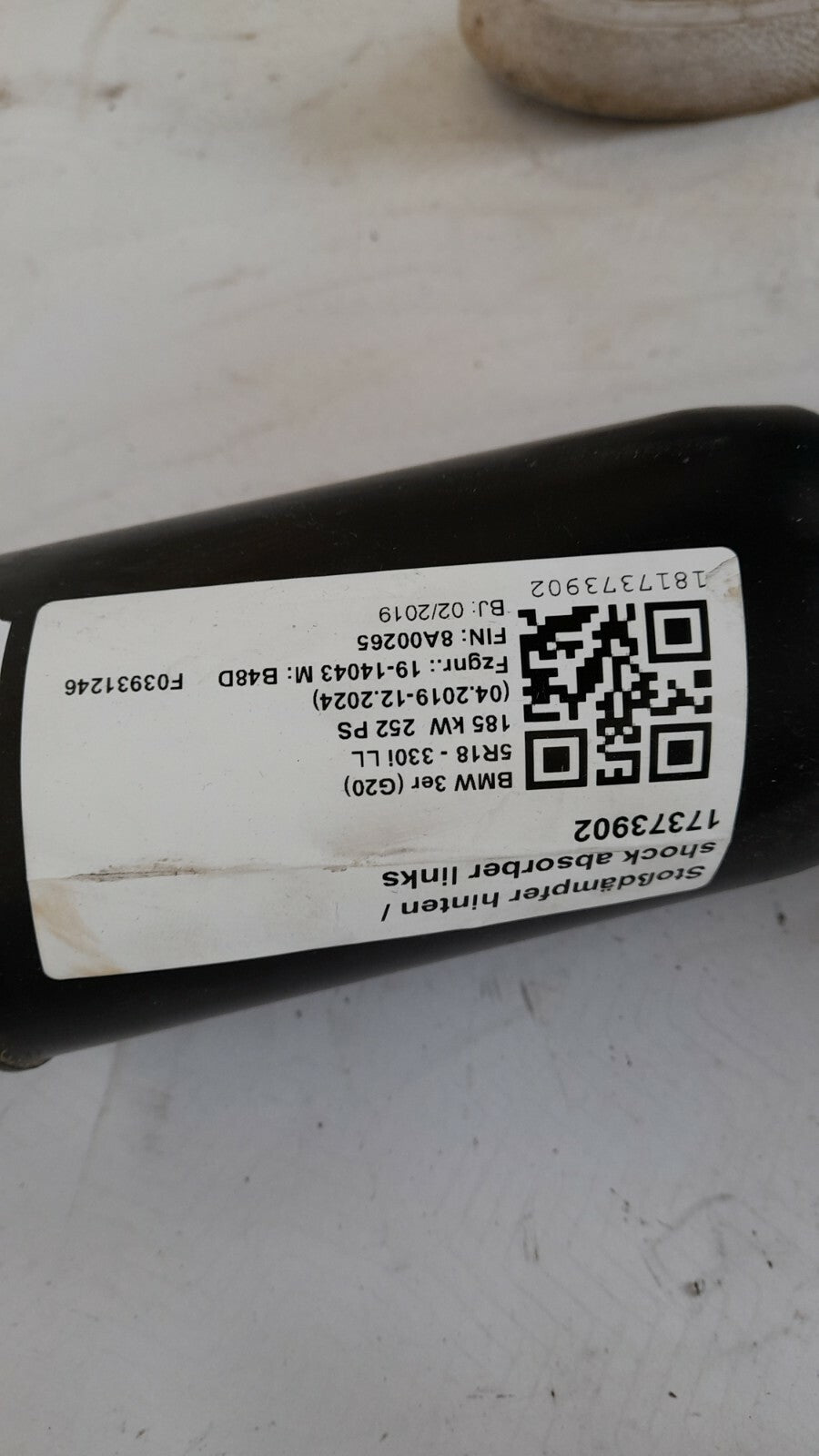 Original BMW 3er G20 G21 Federbein Stoßdämpfer hinten 6889267 shock absorber