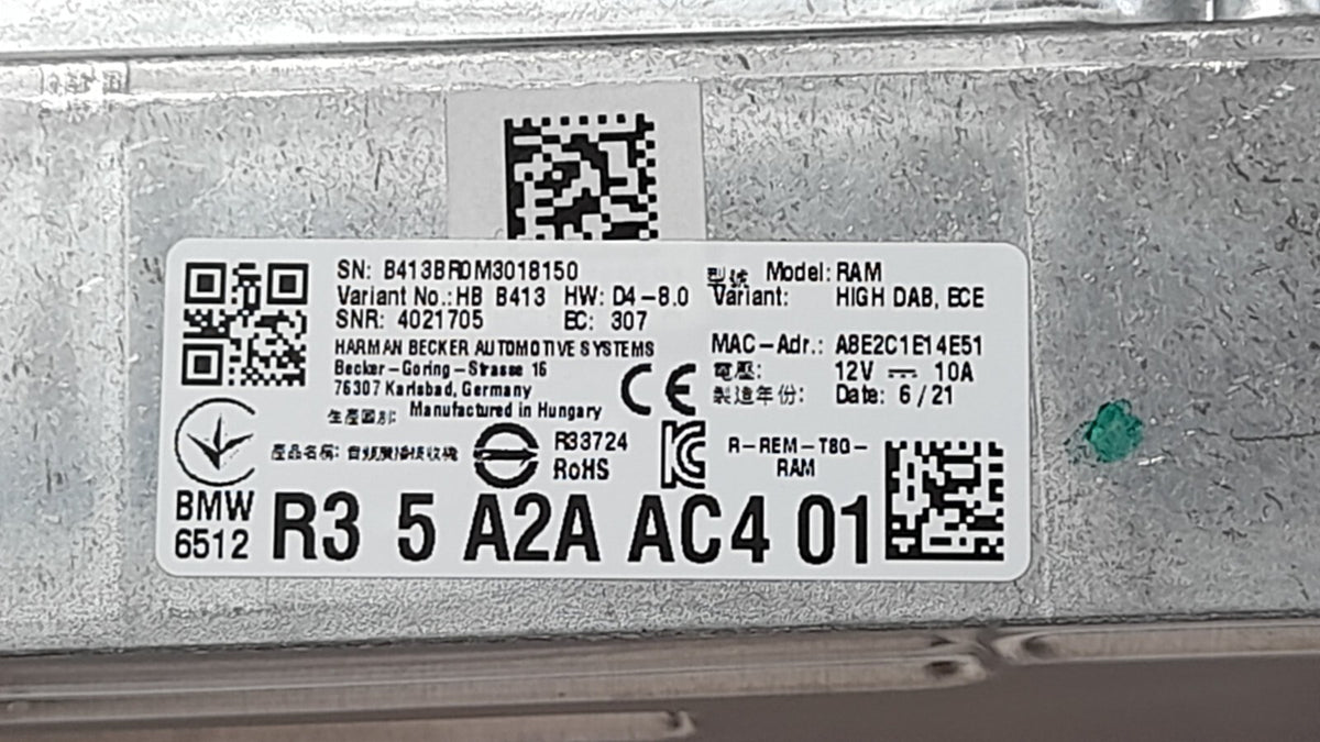 Original BMW G26 4er Verstärker RAM HIGH R35A2AAC401 2er 3er 4er 5er 8er X3 X5