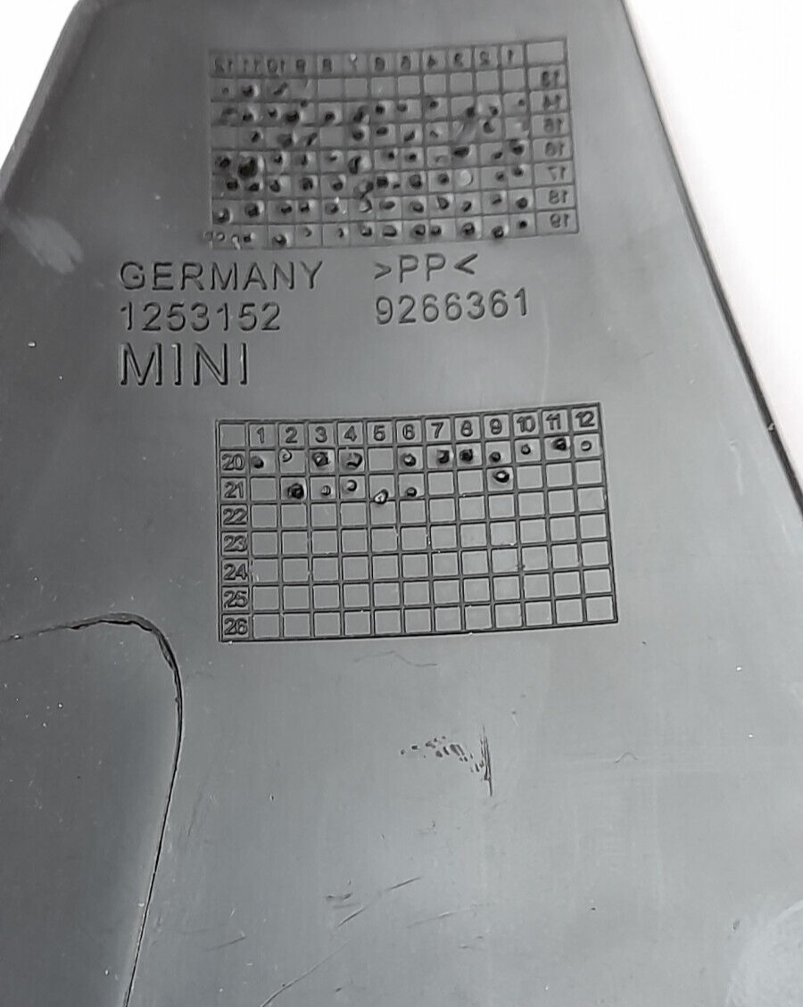 Original MINI F55 F56 F57 Zierleiste Mittelarmlehne vorne unten 9266361