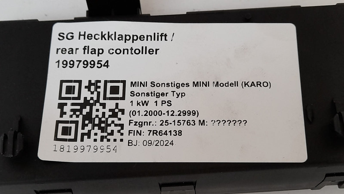 Original F70 U06 G60 G70 U11 U10 G45 G09 U25 Heckklappenmodul 61355A74B11