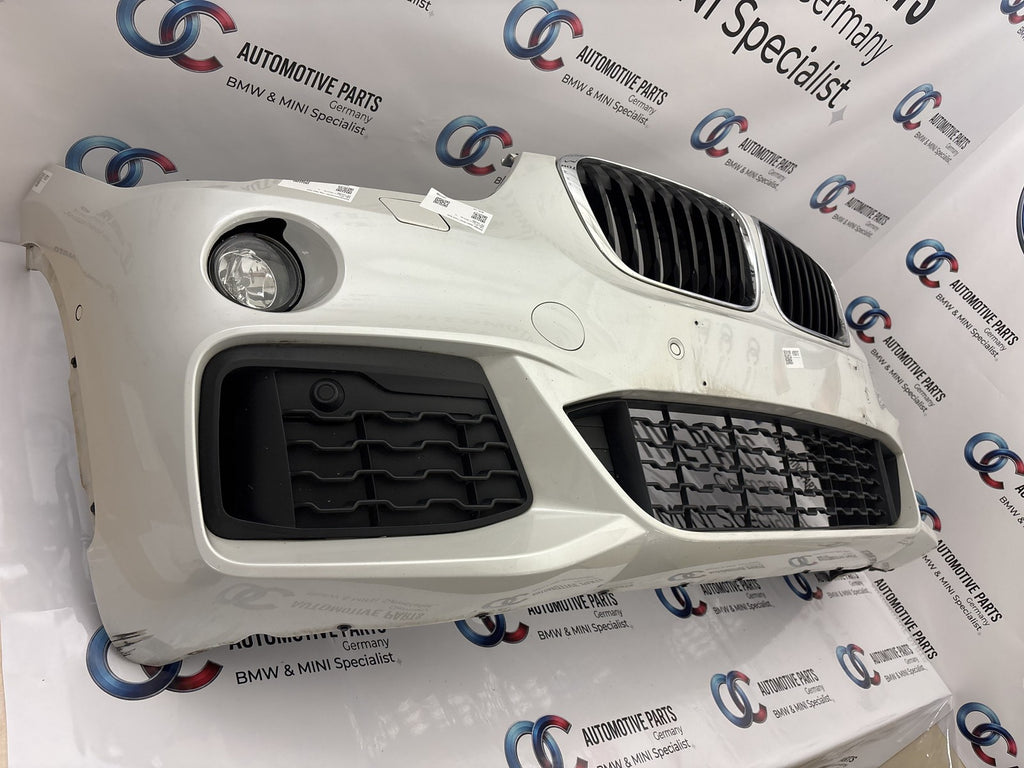 Original BMW X1 F48 Stoßfänger Sport vorne A96 mineral-weiß front bumper