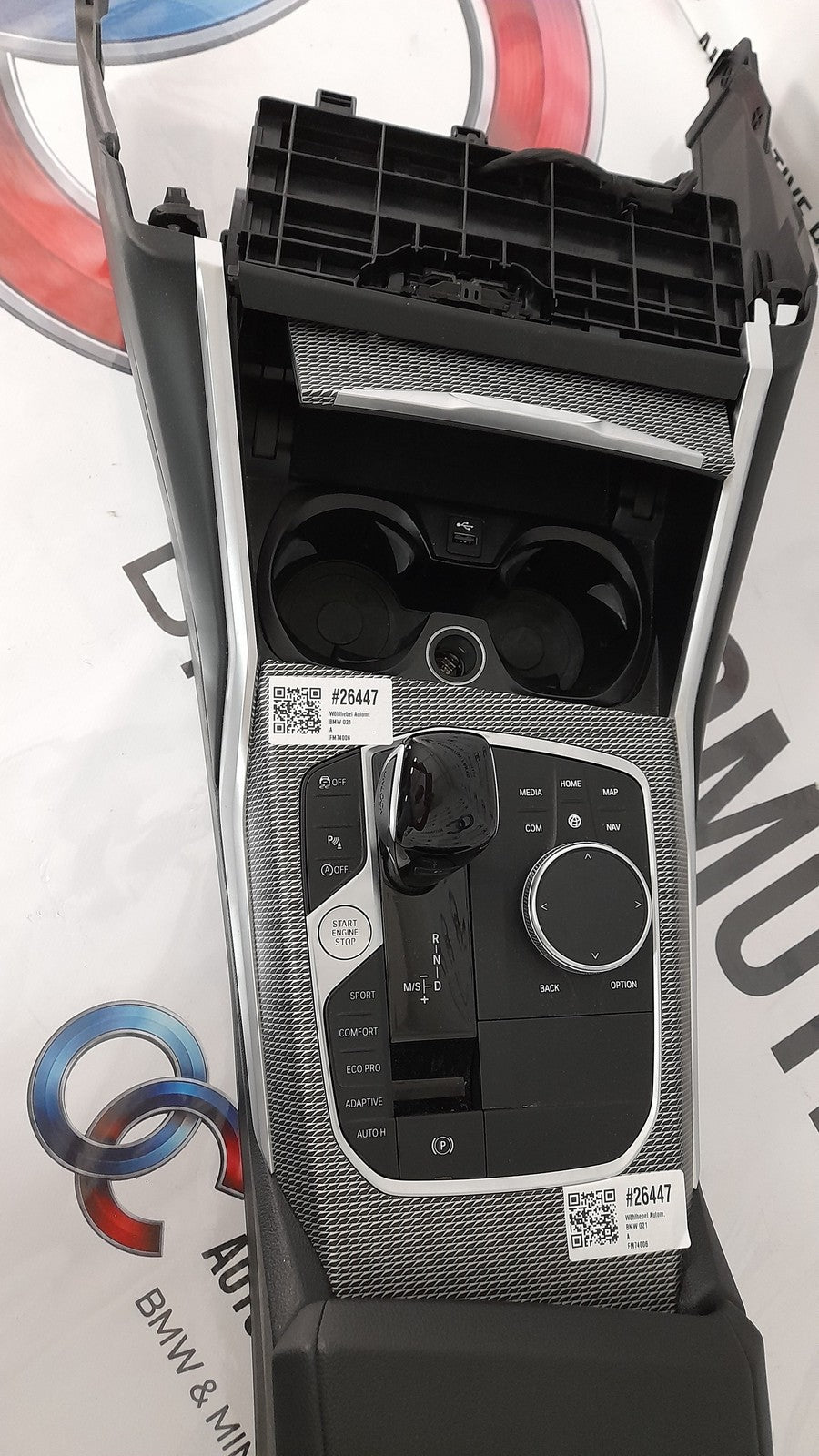 Original BMW 3er G20 G21 Mittelkonsole Wählhebel iDrive Controller 51166996833