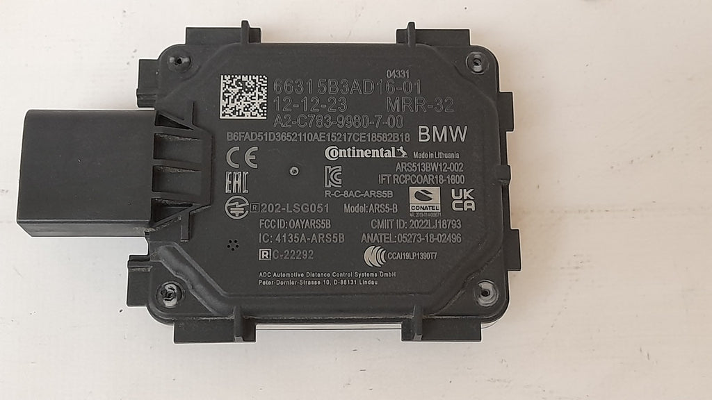 Original F70 F74 U06 U11 U10 G45 G60 G70 I20 Frontradarsensor ACC 66315B3AD16