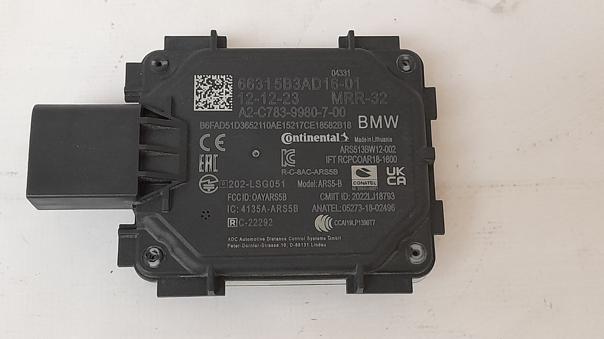 Original F70 F74 U06 U11 U10 G45 G60 G70 I20 Frontradarsensor ACC 66315B3AD16