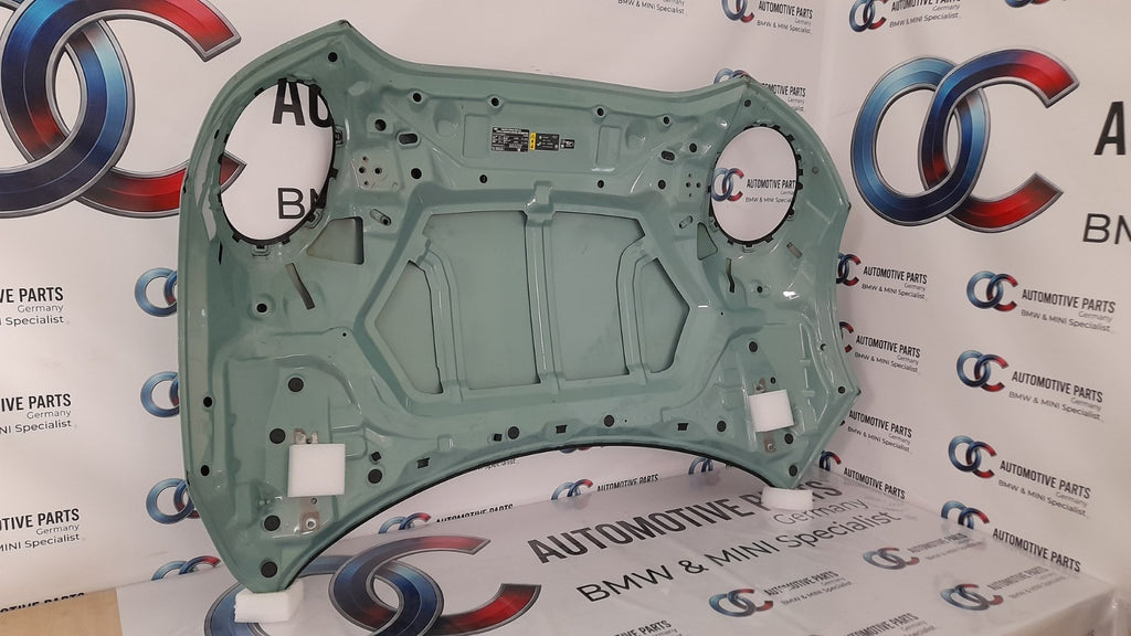 Original MINI 3-Türer Cooper S F66 Frontklappe / hood / C6M Ocean wave green