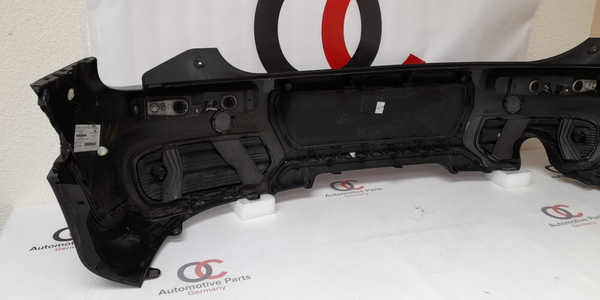 Original MINI Clubman F54 Stoßstange hinten PDC 7450117 midnight-black metallic
