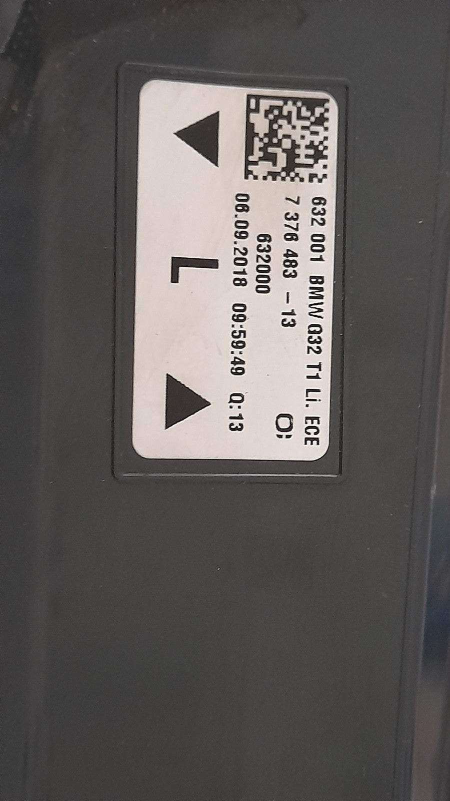 Original BMW 6er GT 640i xDrive G32 Heckleuchte LED links 63217376483