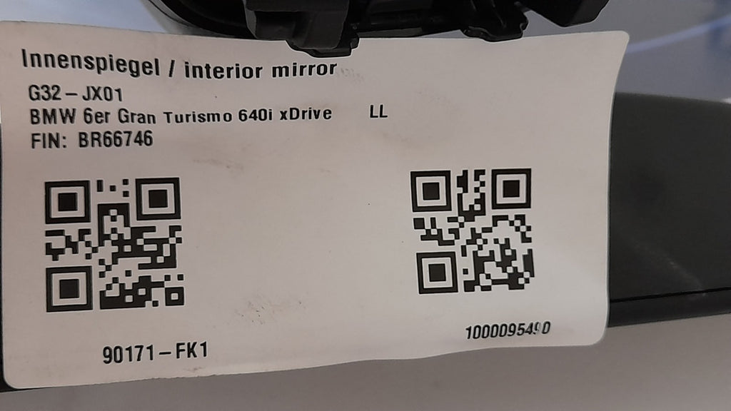 Original BMW 6er Gran Turismo 640i xDrive G32 Innenspiegel / interior mirror