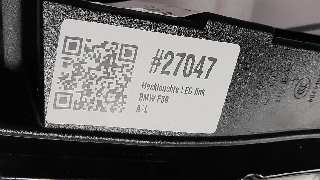 Original BMW X2 F39 Heckleuchte innen links Heckklappe 63217465509 LED