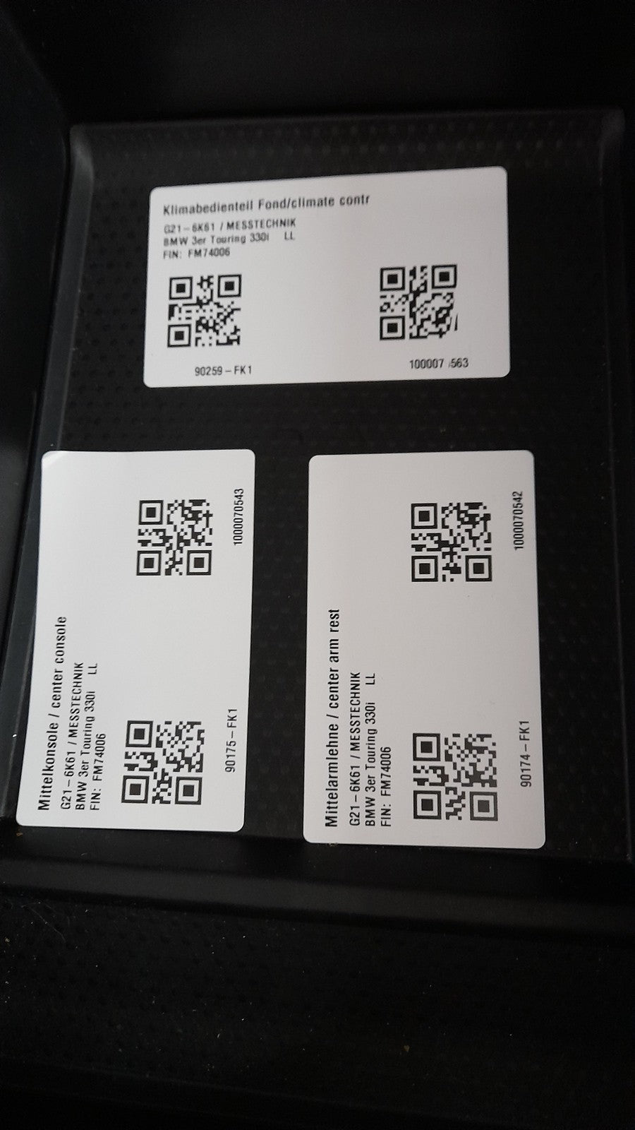 Original BMW 3er G20 G21 Mittelkonsole Wählhebel iDrive Controller 51166996833