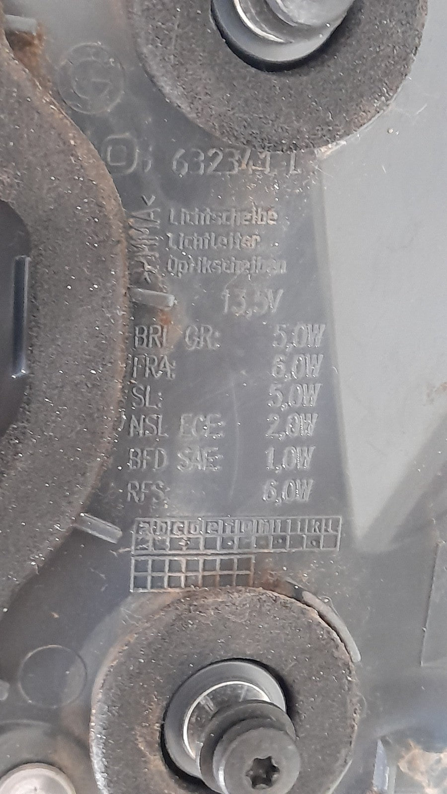 Original BMW 6er Gran Turismo G32 Heckleuchte innen links NSL 63217376485