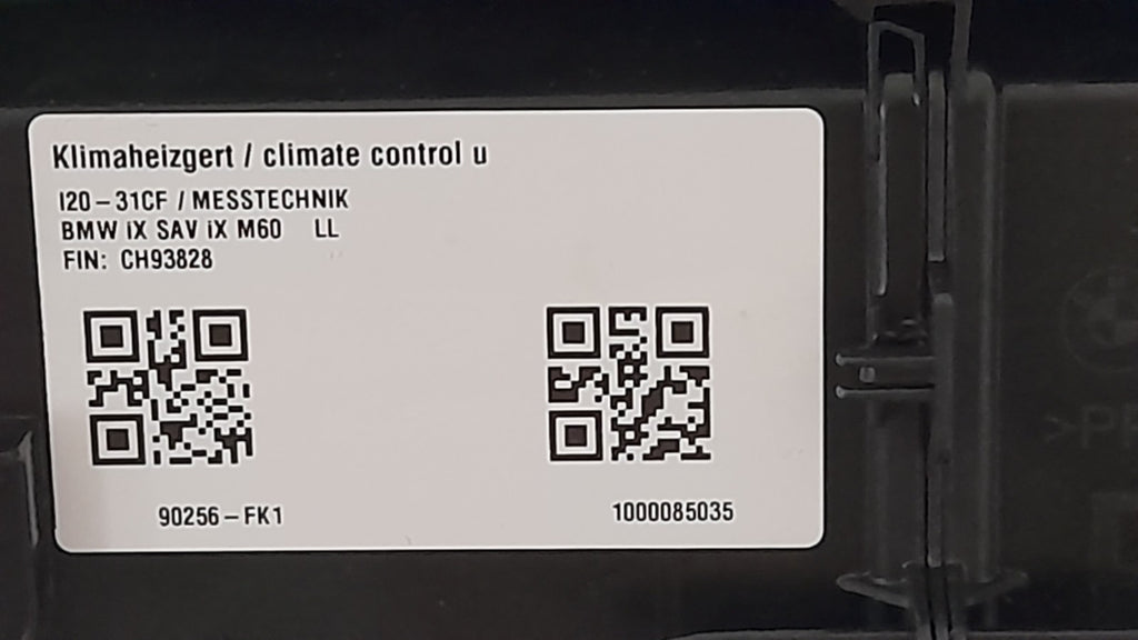 Original BMW iX I20 Klimaheizgerät Klimakasten 4-Zonen HZ5A2BAB9 / AC unit