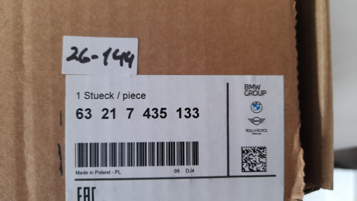 Original MINI F55 F56 F57 Heckleuchte LED Union Jack links NEU OVP 63217435133