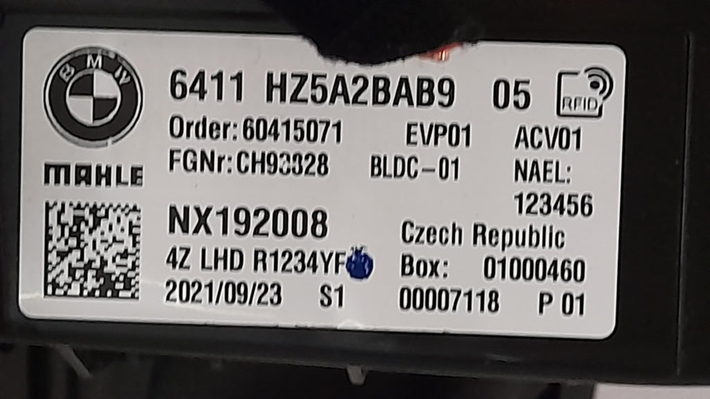 Original BMW iX I20 Klimaheizgerät Klimakasten 4-Zonen HZ5A2BAB9 / AC unit