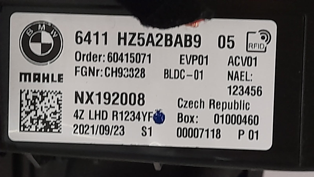 Original BMW iX I20 Klimaheizgerät Klimakasten 4-Zonen HZ5A2BAB9 / AC unit