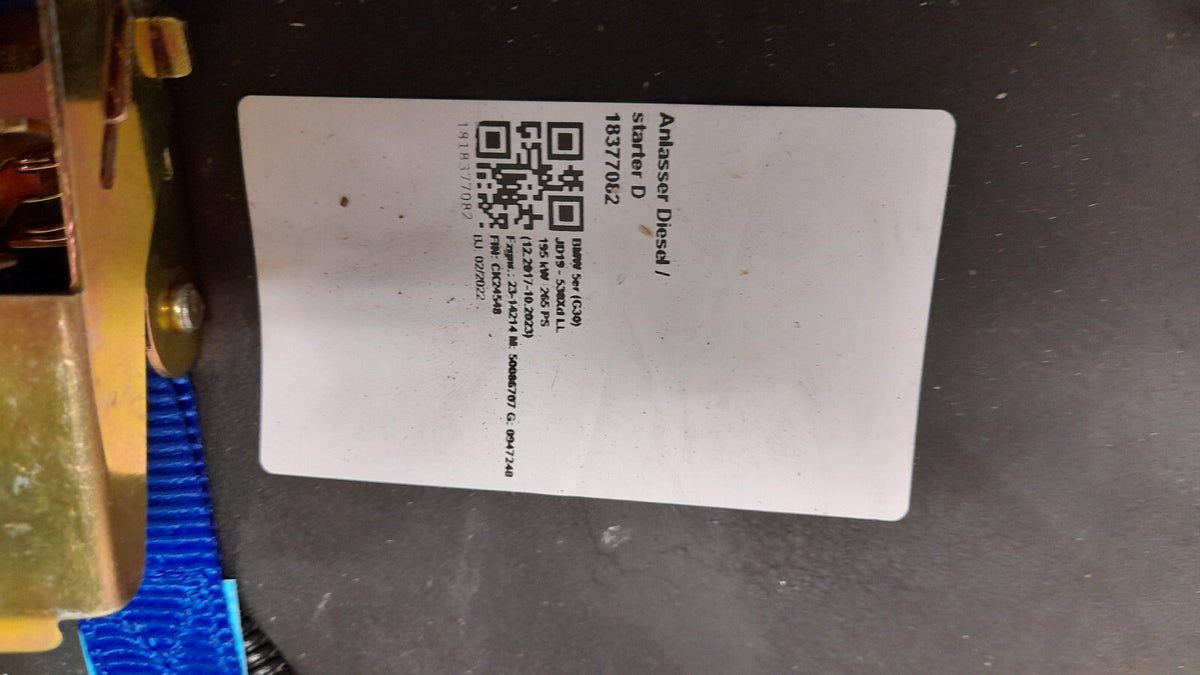 Original BMW 5er G30 Motorkomplett 530d B57D30A Diesel Engine Komplet 265 PS