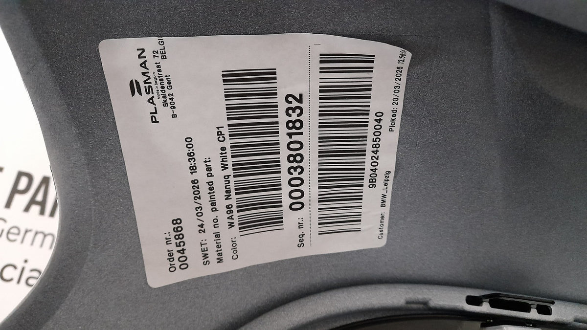 Original MINI Countryman U25 JCW Stoßstange vorne Nanuq White 51115A88BB8