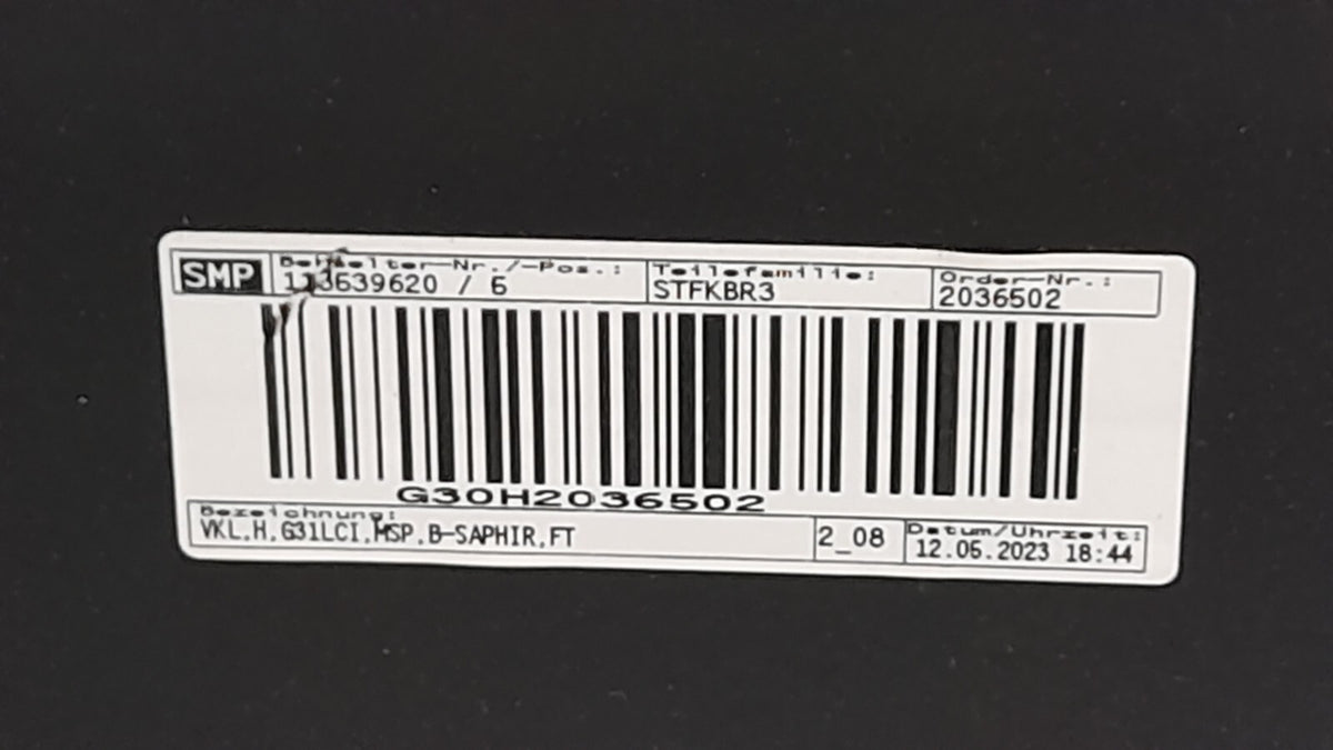 Original BMW 5er G31 LCI M Paket Stoßstange hinten 6x PDC Saphirschwarz 8098694