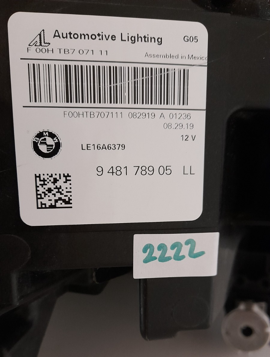 Original BMW X5 G05 X6 G06 F96 948178905LL Laser links Scheinwerfer Headlight