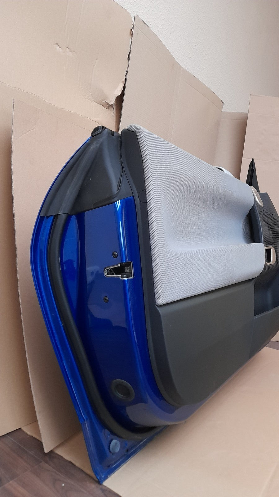 Original MINI Cooper J01 Vordertür links 41009650276 Blazing Blue mit Kamera