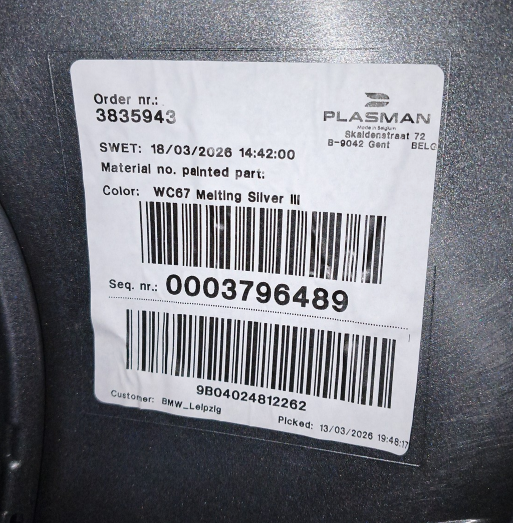Original MINI Countryman U25 Stoßstange vorne Melting Silver 51115A88BB7
